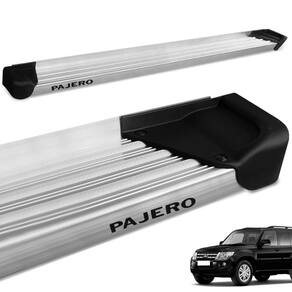 Estribo Lateral Pajero Full 2008 a 2020 5 Portas Alumínio Natural A3 Gtnox