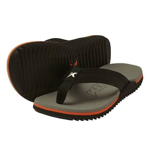 Chinelo Kenner Nk6 Pro Masculino - Grafite e Laranja