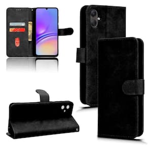 Capinha Carteira Flip para Samsung A05 com Porta Cartão - Preta