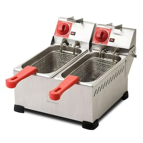 Fritadeira Elétrica Profissional 2 Cubas 8 Litros Marchesoni