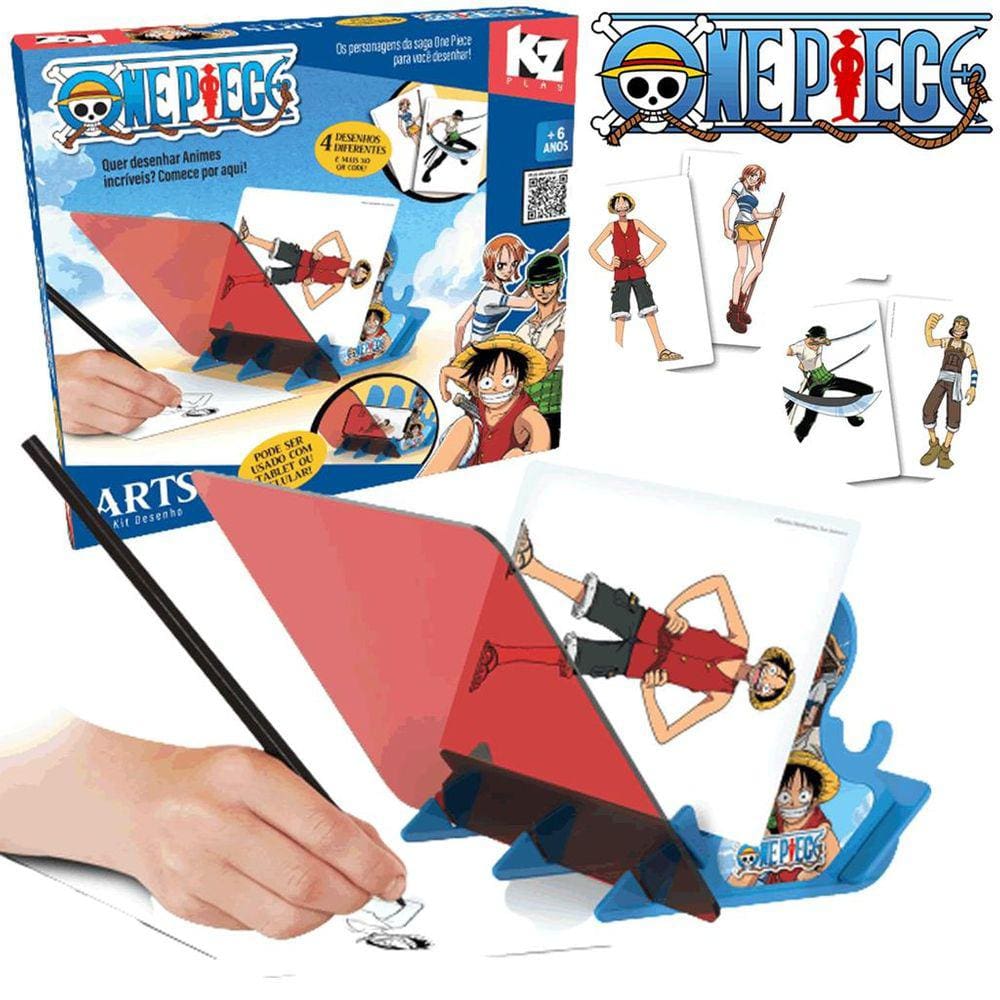 One Piece Luffy Kit de Desenho Arts | Casas Bahia