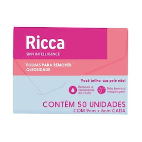 Lenco Removedor De Oleosidade 50Un - Ricca 3716