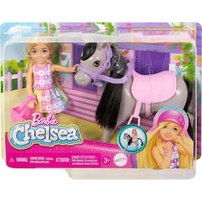 Boneca Barbie Chelsea Passeio De Ponei Mattel - Htk29