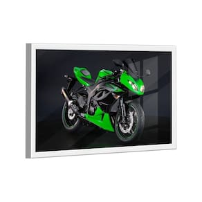 Quadro Kawasaki Ninja Verde Br Artes