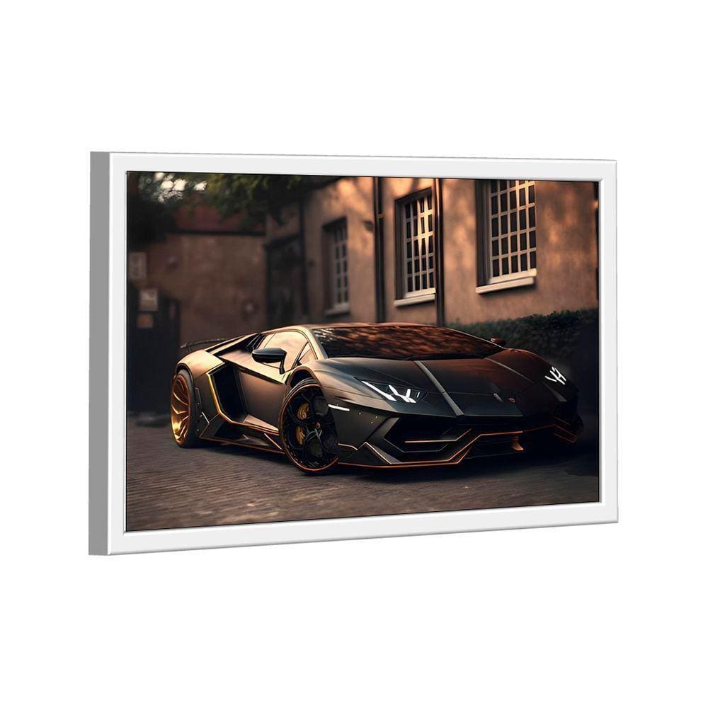 Quadro Lamborghini Light Black -- Br Artes