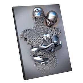 Quadro Casal Metal 3d -- Br Artes