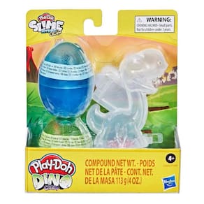Play Doh Slime Hidro Glitz Dino Eggs Brotossauro F2065