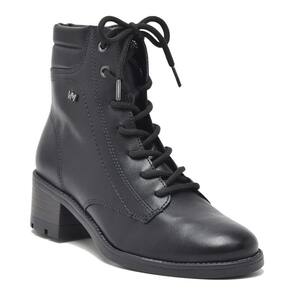 Bota Coturno Via Marte Cano Curto Salto Bloco Feminino 002-001