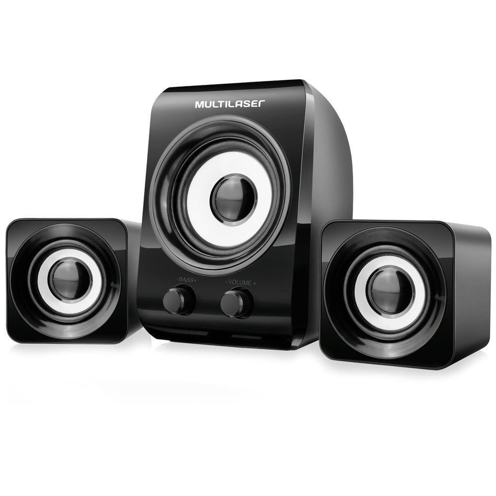 Caixa acústica 14W RMS, 2.1 canais, USB, SP172, MULTILASER
