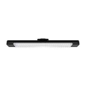Luminária Calha Lumifácil 60cm Com Lâmpadas 4000k Preto