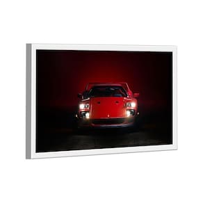 Quadro Ferrari F40 Vermelha Frente Br Artes