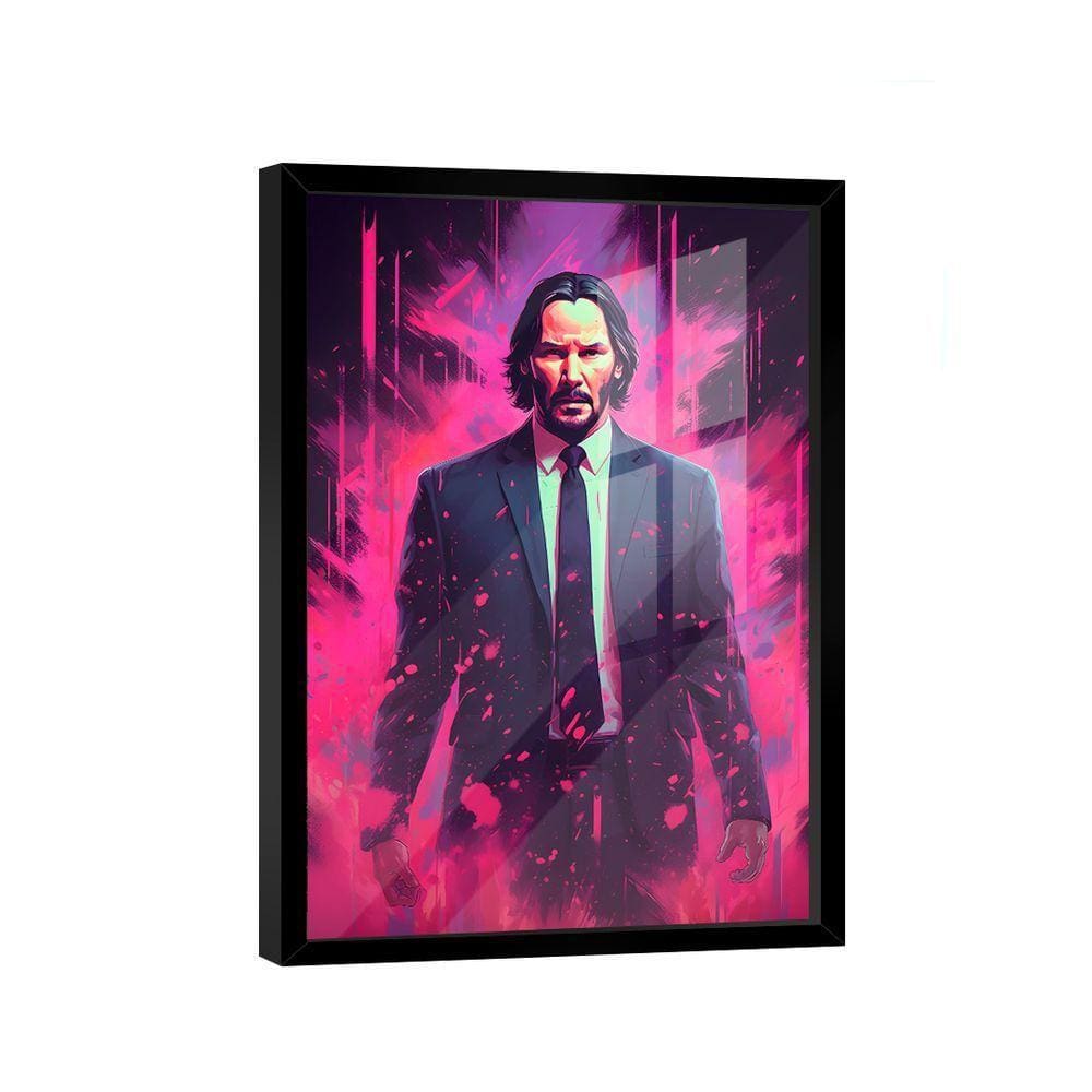 Quadro John Wick Purple -- Br Artes