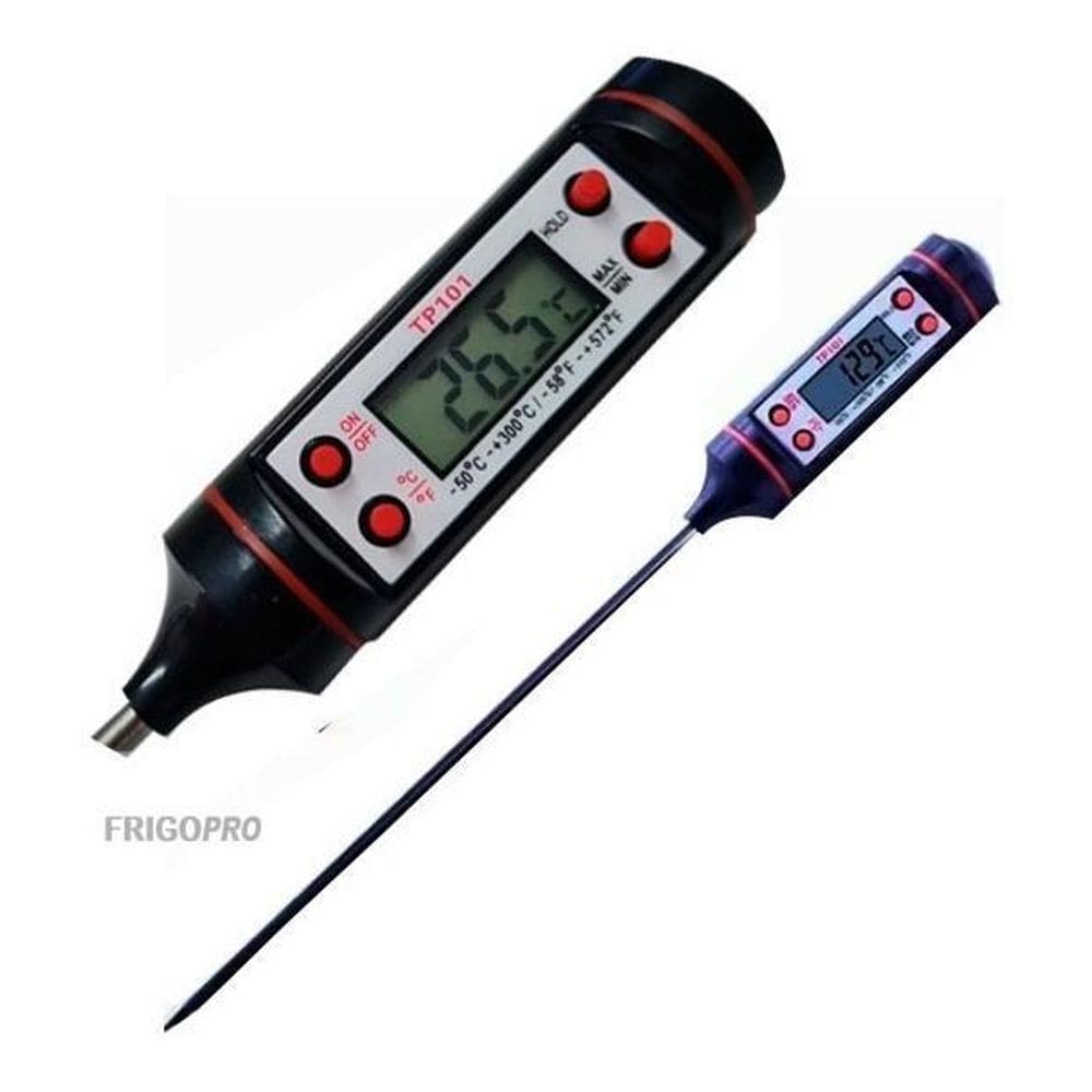 Termômetro Culinário Digital Espeto Alimentos Cozinha Tp101