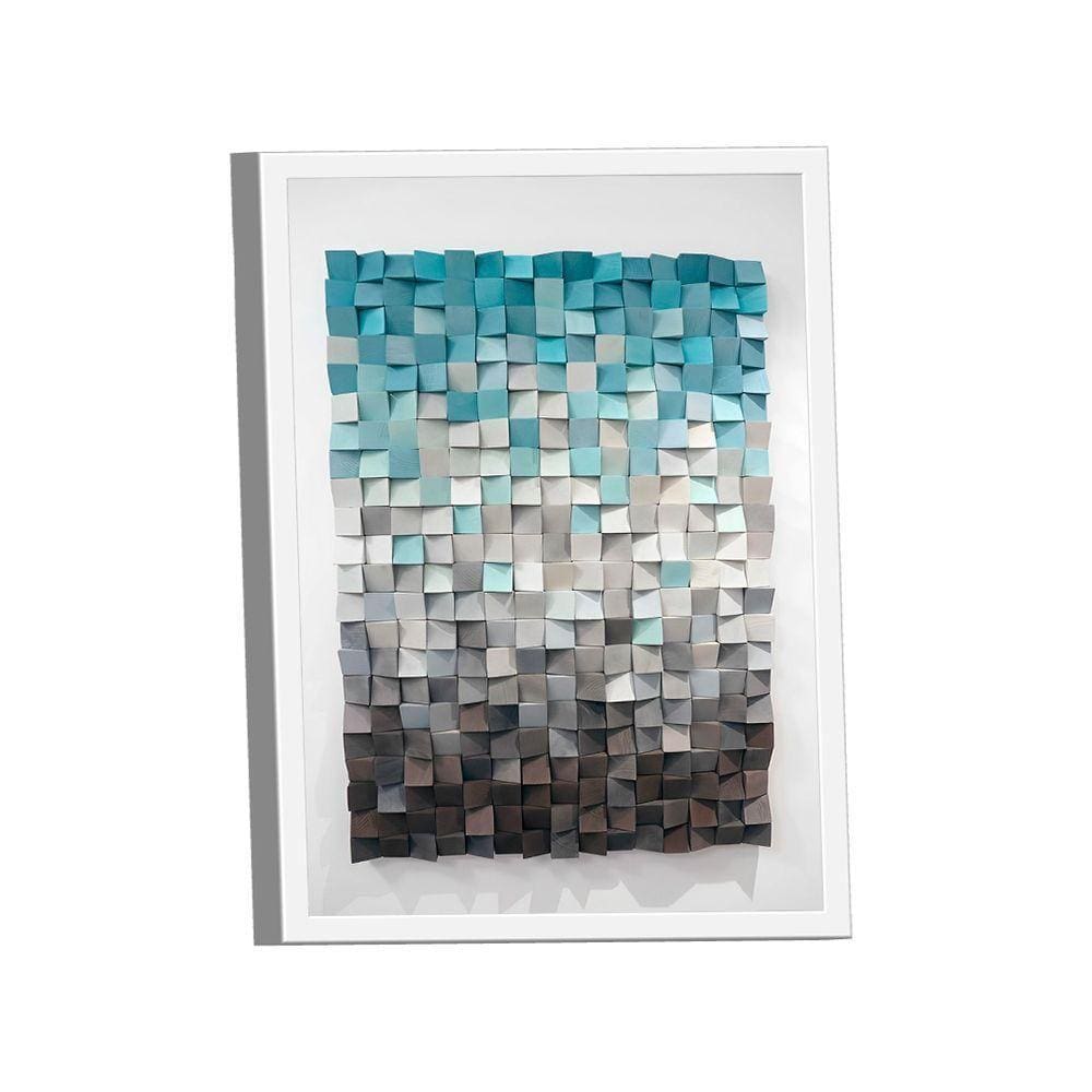 Quadro Azul 3d Effect Br Artes