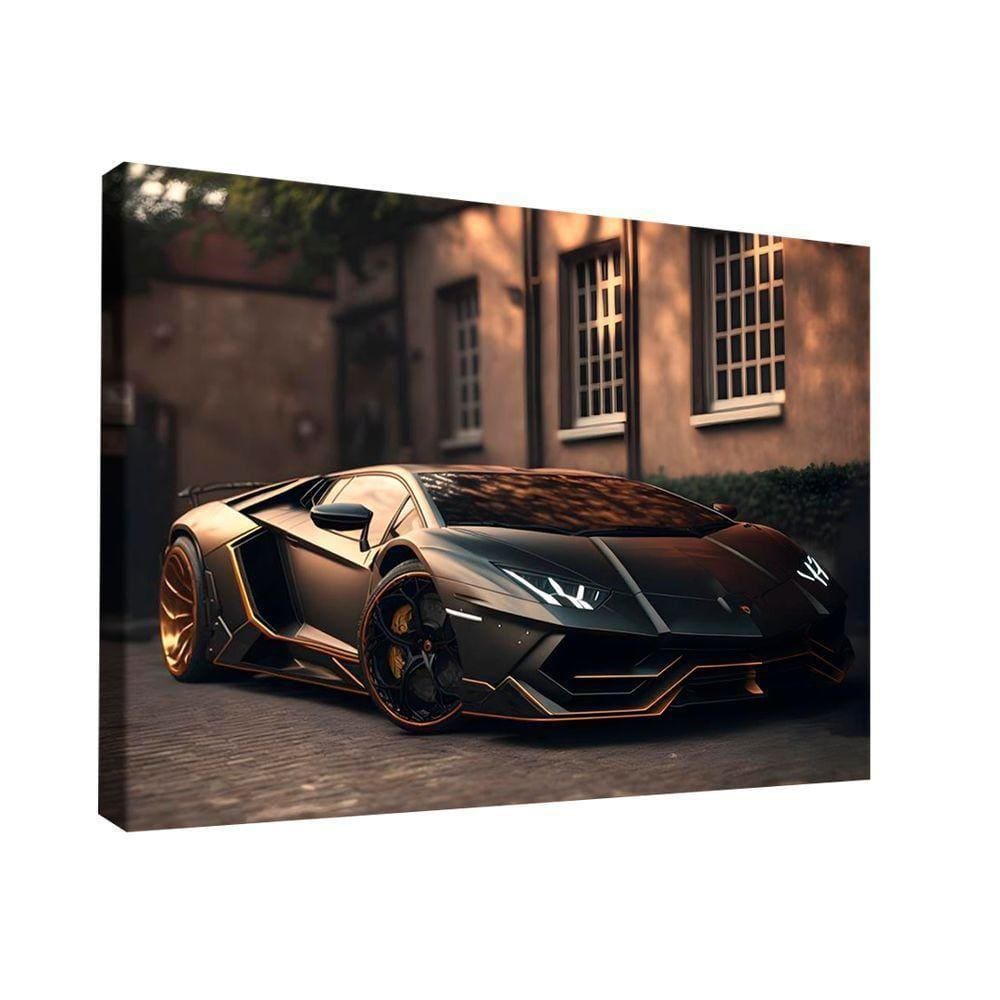 Quadro Lamborghini Light Black -- Br Artes