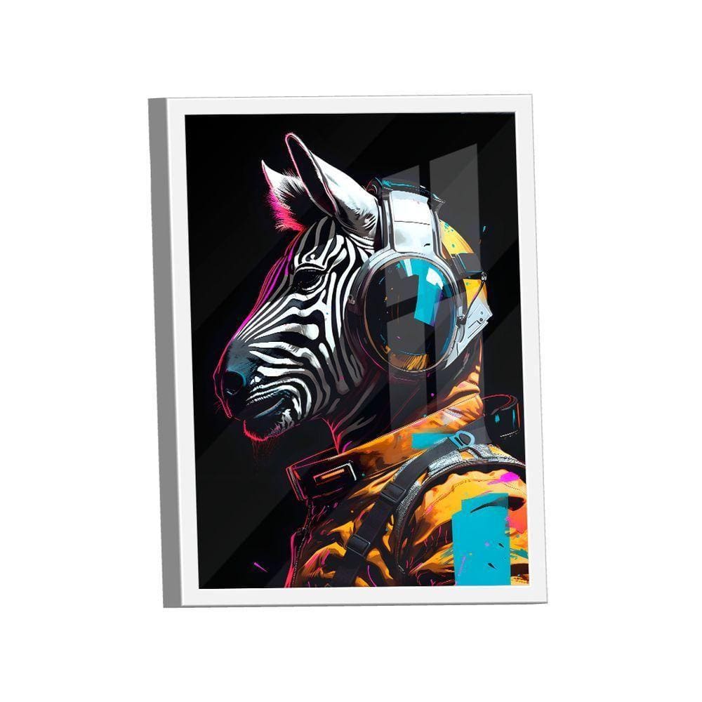 Quadro Zebra Colors Br Artes