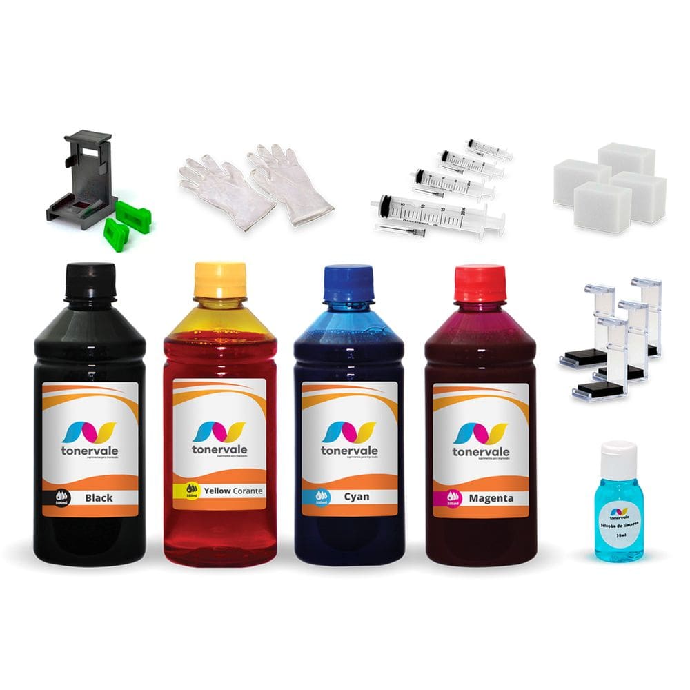 Kit 4 Tinta Para Canon MX300 PG-40 e CL-41 500ml