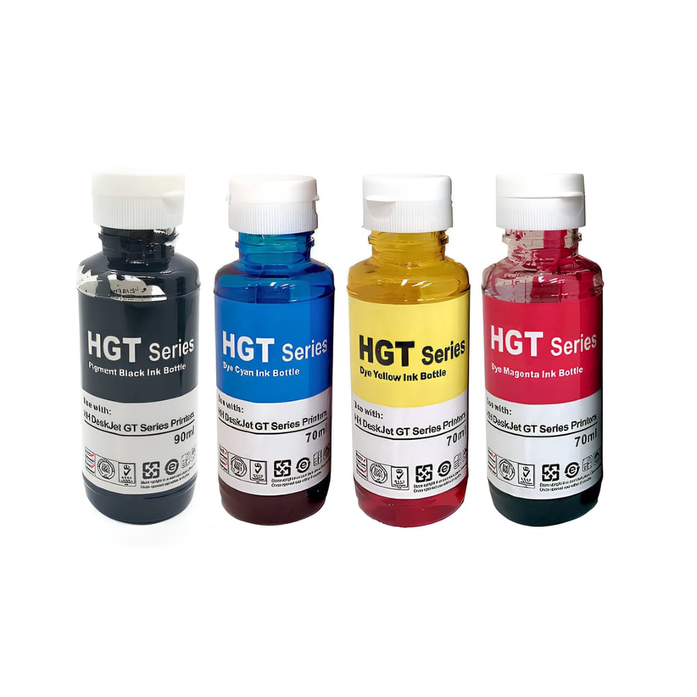 Kit Refil de Tinta Compatível Para Impressora Smart Tank 532 GT51 GT52 e GT53