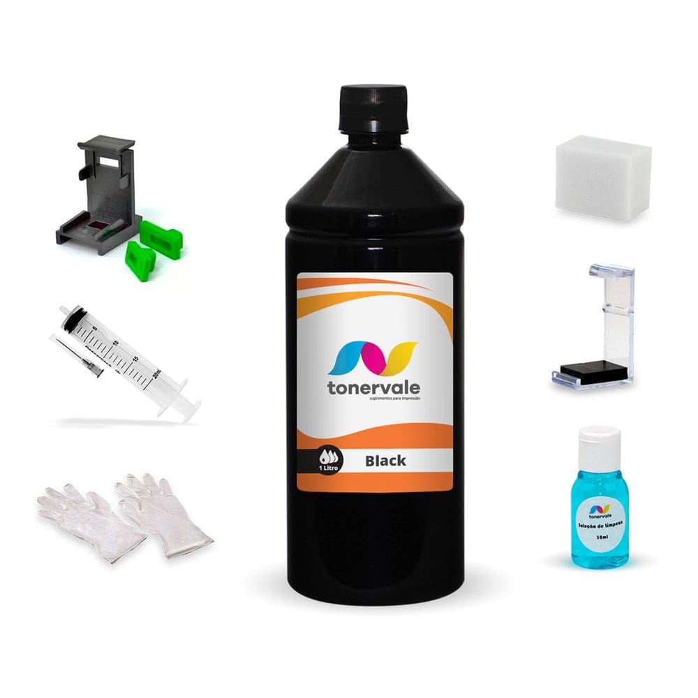 Tinta Para Impressora 3515 711 - CZ133AB Black 1 Litro