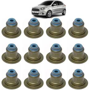 Jogo Retentores De Valvulas Ford Ka 1.0 12v 3 Cilindros 2014 A 2021