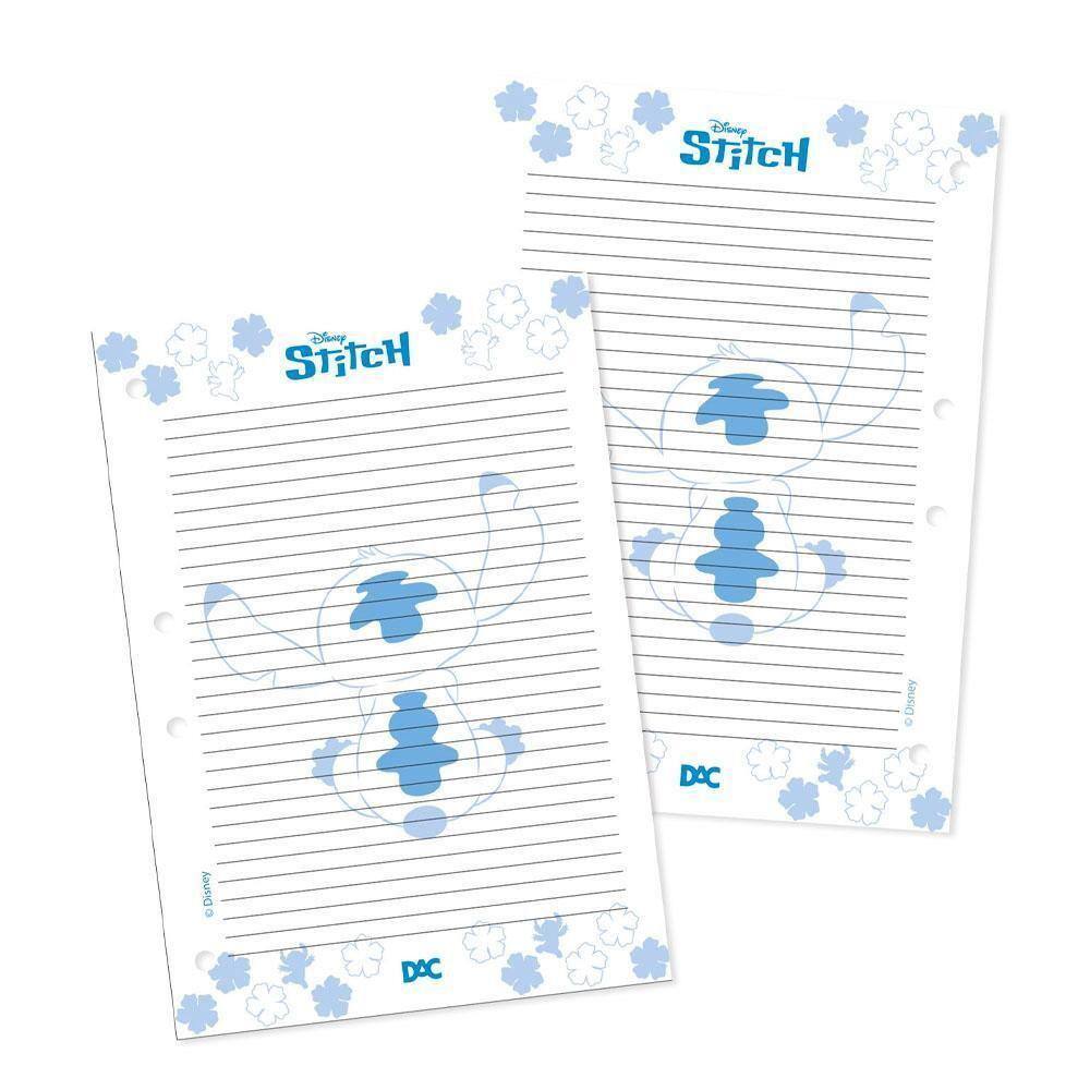 Refil Para Fichário Colegial 96Fls Disney Stitch Dac