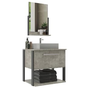 Conjunto para Banheiro Medelin Balcão com Espelheira 60 cm