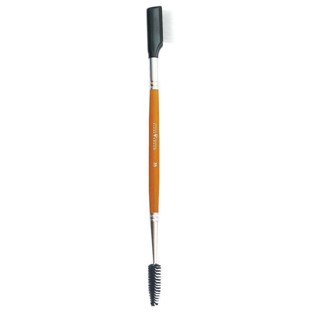 Kv Pincel Duplo Para Modelar Brown Line 35