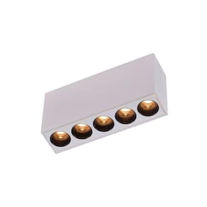 Spot De Sobrepor Nordecor Powerus Led 10w Bivolt 3000k Luz Amarela
