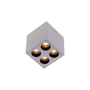 Spot De Sobrepor Nordecor Powerus Led 8w Bivolt 3000k Luz Amarela