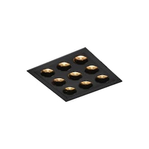 Spot De Embutir Nordecor Powerus Led 18w Bivolt Preto 3000k Luz Amarela