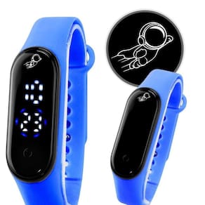 Relogio Digital Ajustavel Prova Dagua Infantil Bracelete Esportivo Resistente Silicone