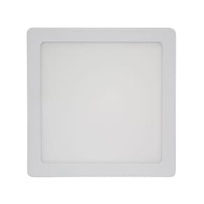 Painel De Led Blumenau Quadrado De Sobrepor 32w Bivolt 3000k Luz Amarela