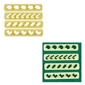 Kit Confeitaria Réguas Miniaturas Natal 3/ 4 Peças Bluestar