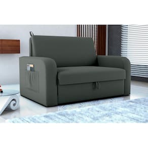 Sofá Cama Daiane Masserati Cinza E401 - Matrix