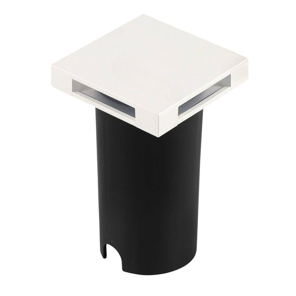 Spot Balizador de Embutir Quadrado Branco IP67 Led 2W 3000K Bivolt