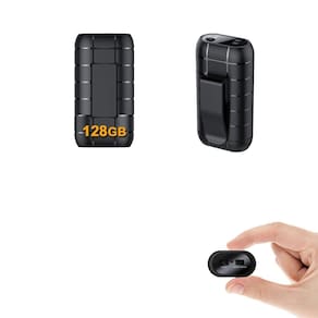 Gravador ativado por voz STTWUNAKE 128GB 2000h de duração da bateria