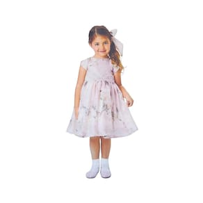 Vestido Festa Infantil Verão Petit Cherie Rosa Luxo tam 3