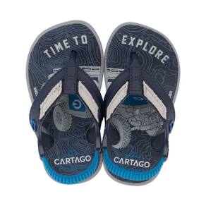 Chinelo Infantil Menino Com Elastico Cartago Mini 11493