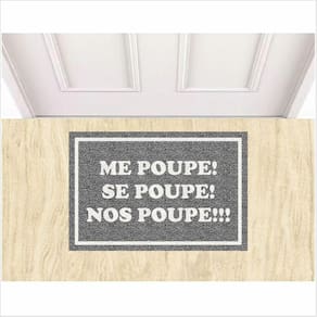 Tapete vinil me poupe! se poupe! nos poupe!!! Decorativo.