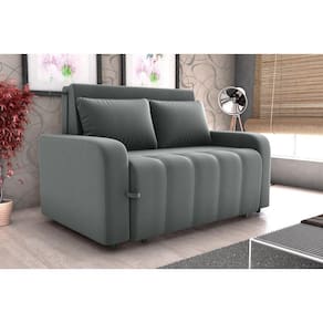 Sofá Cama Amora Masserati Cinza E401 - Matrix