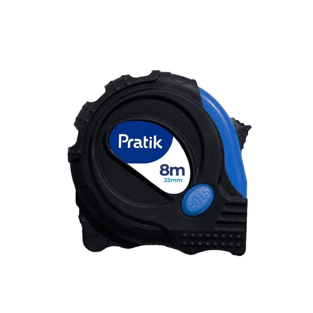 Trena Pratik Emborrachada Aço 25mmx8m Ponta Imantada