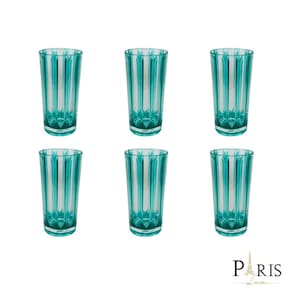Conjunto 6 Copos de Acrílico Verde 17,5cm RJW0016 BTC