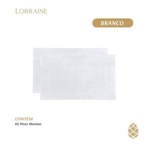 Kit 2 Toalhas Piso Para Pés Murano 50X80Cm Buettner 100% Alg
