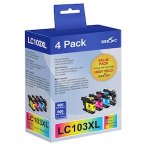 Cartuchos de tinta GSGSC LC103XL LC101 de alto rendimento para Brother