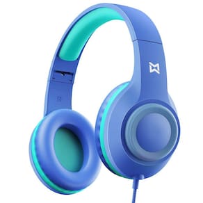 Fones de ouvido infantis Mevoix Wired Over Ear com microfone 94dB Volume Lim