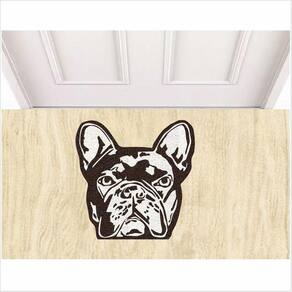 Tapete decorativo Rosto Do Cachorro Bulldog Frances 60X60 cm