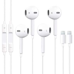 Earbuds Eashion para : fones de ouvido com fio e Lightning
