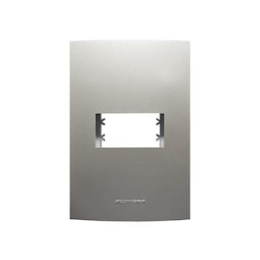 Placa 4X2 com Suporte Para 1 Módulo Inova Pro Class Alumbra Titanium
