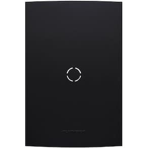 Placa 4X2 com Suporte Para Cega Saída De Fio Inova Pro Class Alumbra Preto Ébano