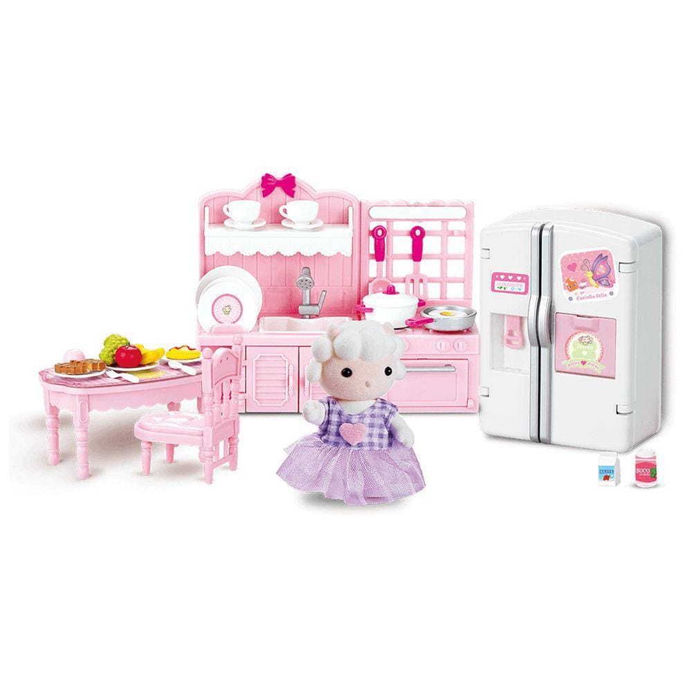 Brinquedo Casinha Feliz Conjunto Cozinha Com Acessórios Zoop Toys